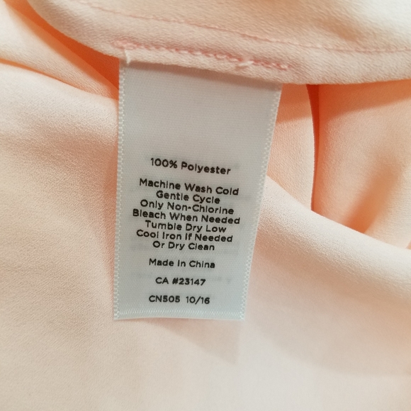 ✔ Talbots Ruffle Collar Partial Button Tank Blouse - Picture 6 of 7